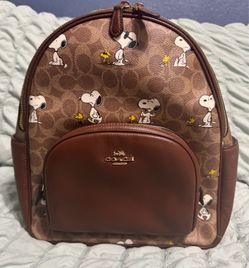 New Authentic Coach X Peanuts Snoopy Woodstock Court Backpack CBM25 - Sold Out Everywhere