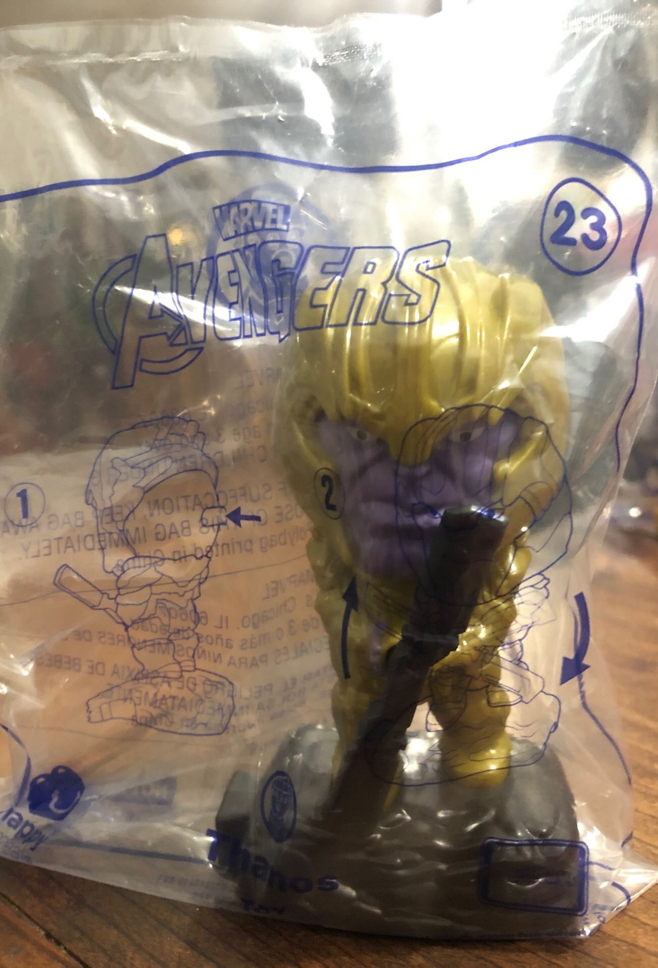 McDonald’s Avenger toy #23 Thanos