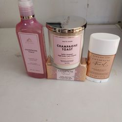 4 Pc Bath And Body Works 