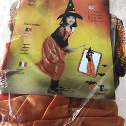 Pumpkins witch Halloween costume