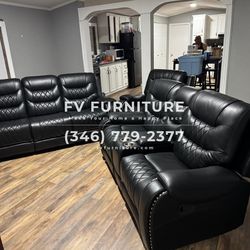Sala de Piel Reclinable! Instalacion Entrega!3 Pagos Mensuales!
