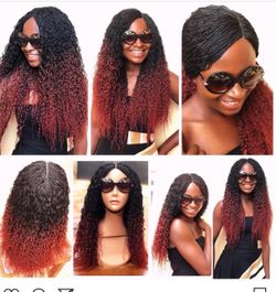 Beautiful curly twisting wigs