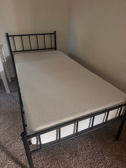 Twin XL Mattress and Bed Frame