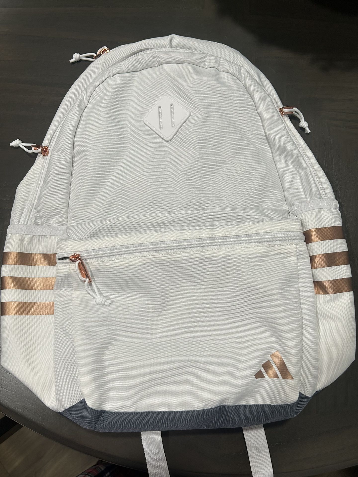 White Adidas Backpack