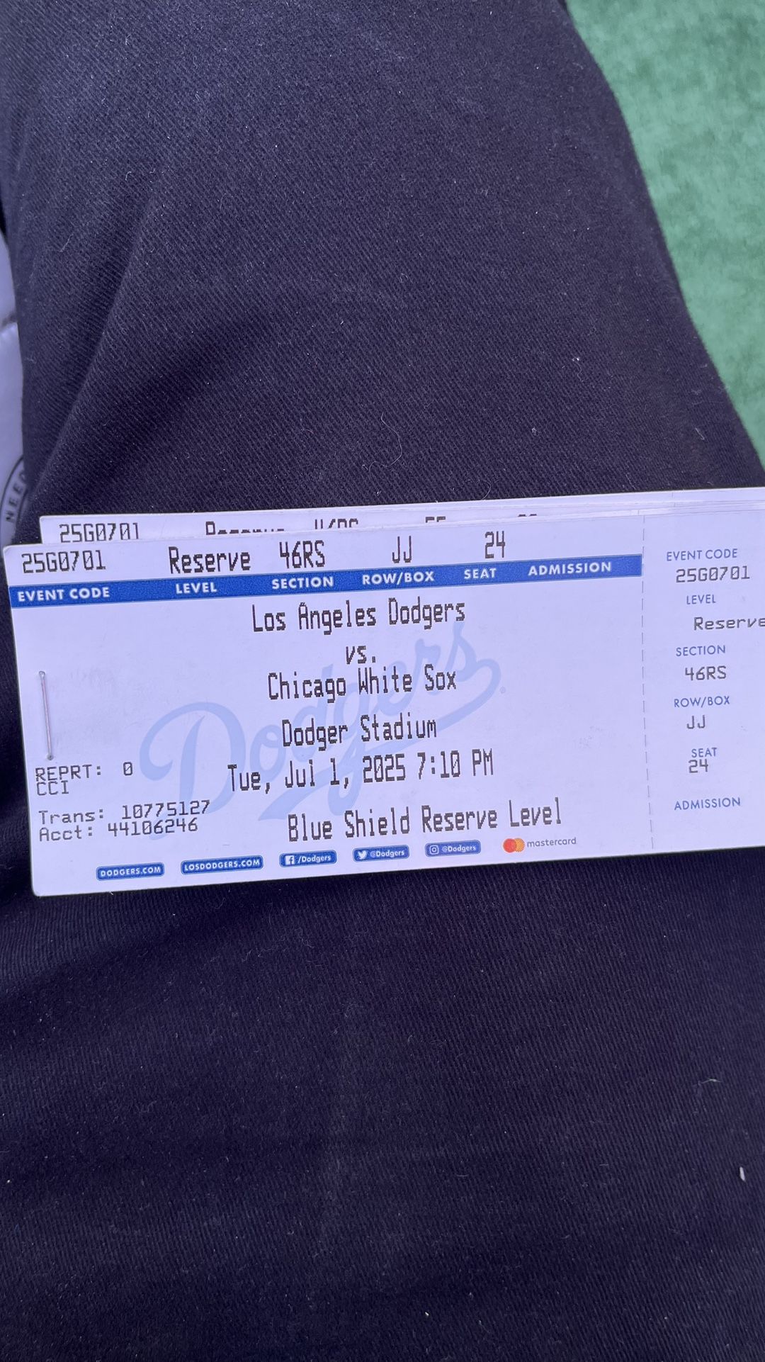 dodger tickets