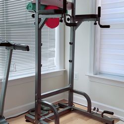 Pull Up Bar Station Workout // Is Fully assembled.  