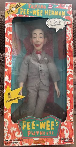 Pee Wee Herman 17” talking figurine by Matchbox