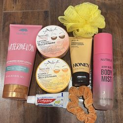 Spa set, all items mostly new