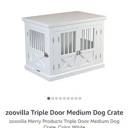 zoovilla Triple Door Medium Dog Crate