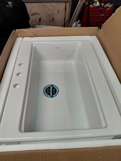 Sinkology Josephine 34x25.5x9 Farmhouse Style Fireclay Kitchen Sink With Bottom Grate And Cutting Board 