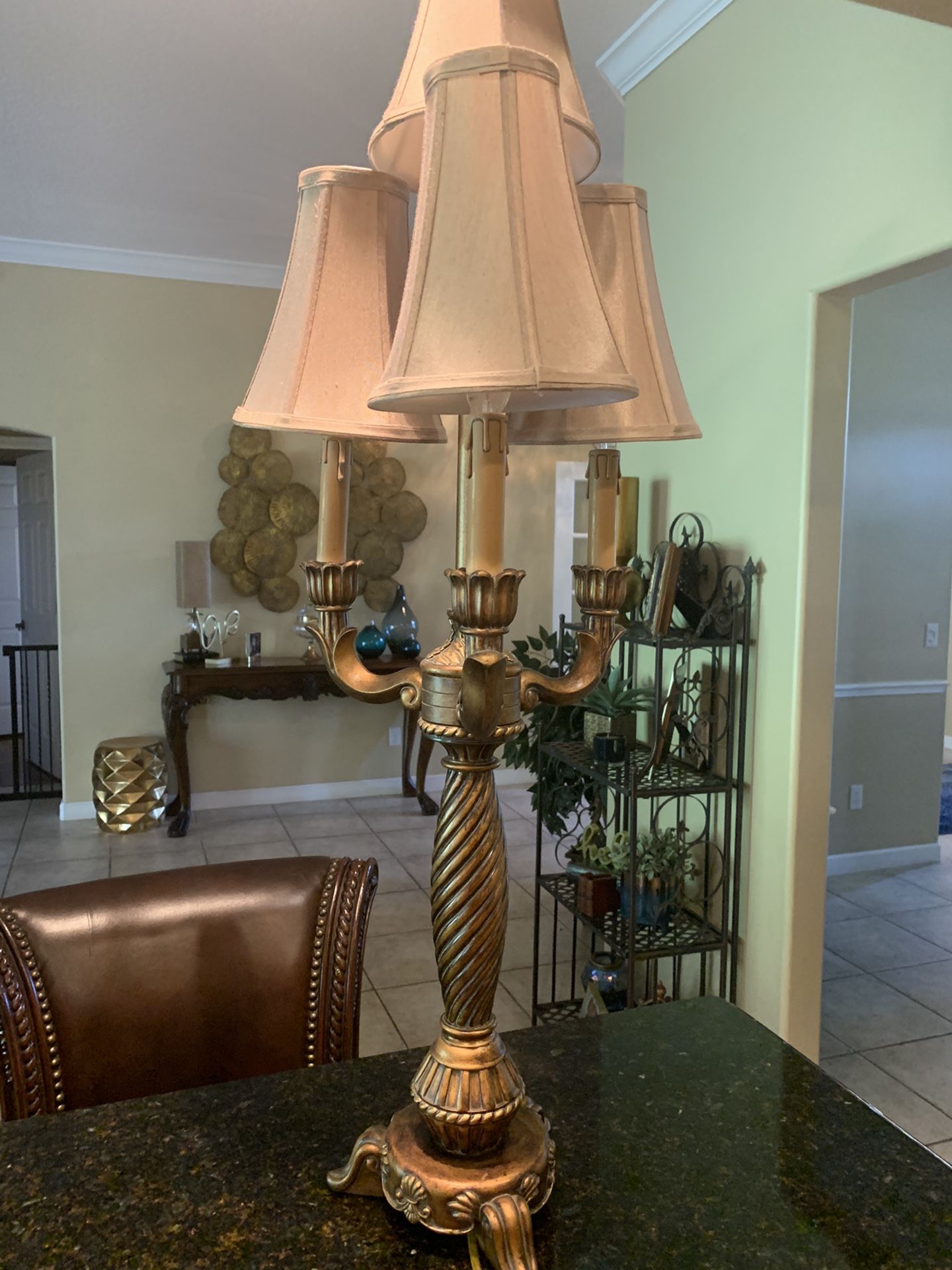 Antique Gold Lamp