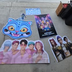 K Pop Demon Hunters On Foam Board