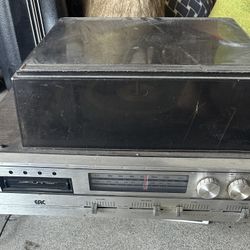 VINTAGE ERC AM/FM 8 TRACK CASSETTE  STEREO RECEIVER PHONOGRAPH PARTS