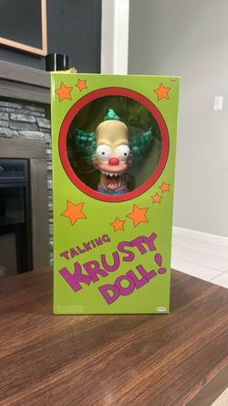 Talking Krusty the Clown Doll by Jakks