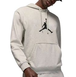 Jordan Sport Crossover Fleece Men's Size XXL Hoodie HQ8694-084 Gray NWT