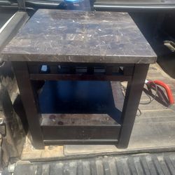 Heavy Sturdy Granite Look Top Table24