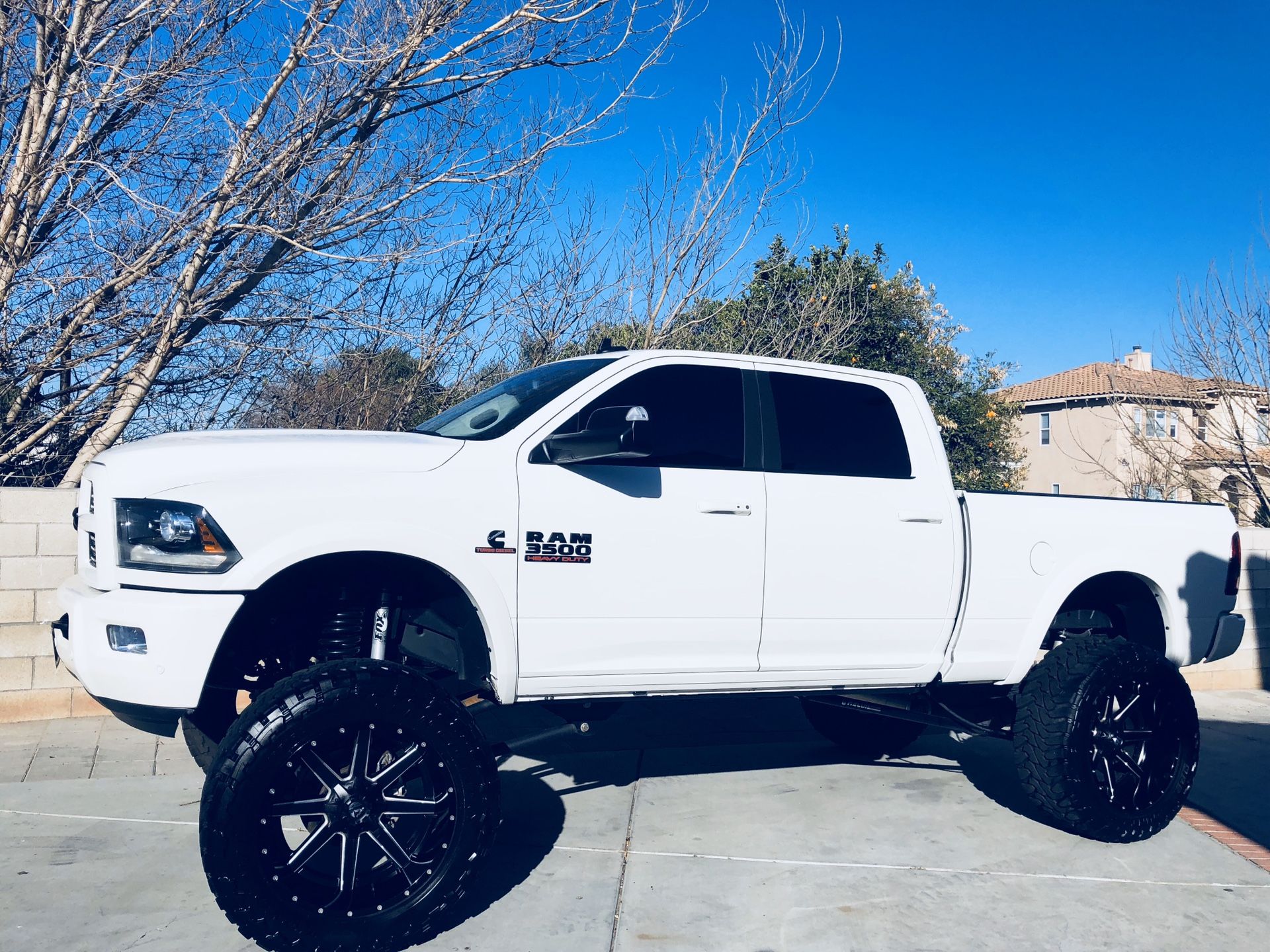 Trade/sell Ram 3500 diesel Laramie lifted 10” of 40s loaded