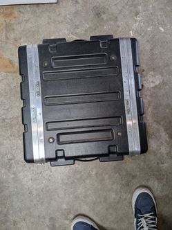 SKB 4U Shallow Rack Case 19" DJ Audio Effects Wireless Mic Flight Road Case