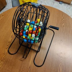 Bingo Cage With Balls