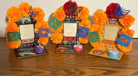 Day of the Dead Photo Frame Set of 3