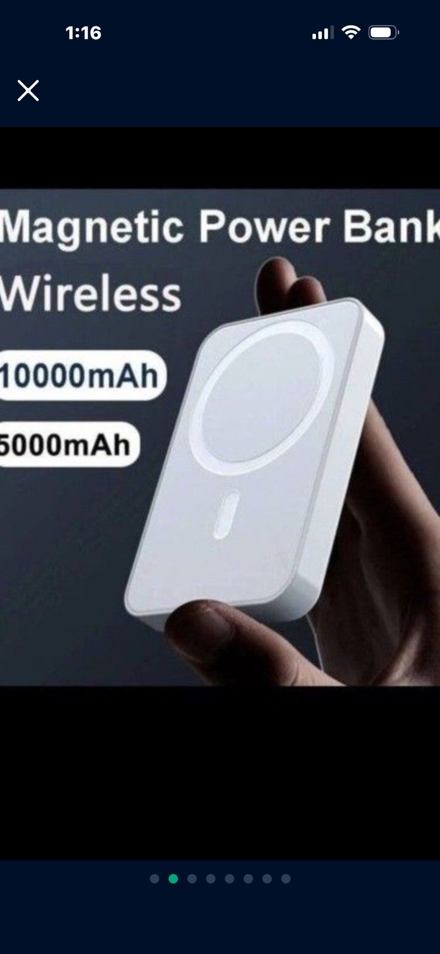 MAGNETIC BATTERY PACK FOR IPHONE For magsafe portable charger comes with up to 10N magnetic only for iPhone 15 pro/pro max/mini, iPhone 14 pro/pro max