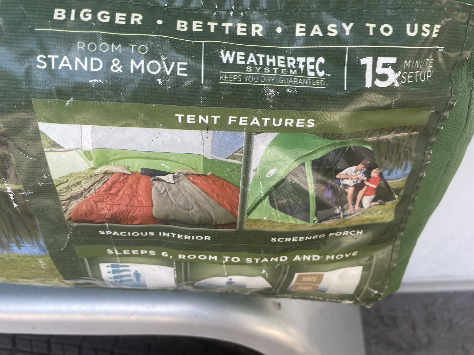 Coleman 6 Person 2 Room Camping Tent