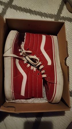 Vans size 5.0 boys shoes in box