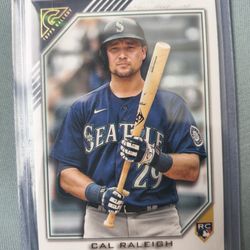 Seattle Mariners Cal Raleigh Rookie Card 
