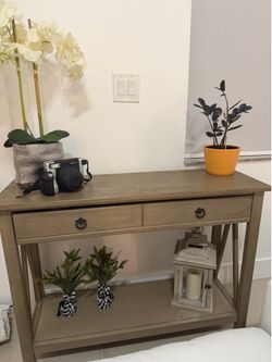 Console table with drawer