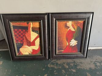 Pair of Framed Art 