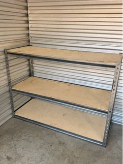Storage shelves
