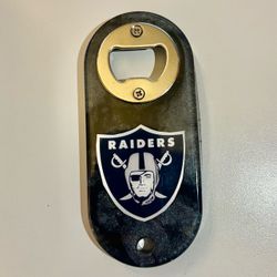 Oakland Las Vegas Raiders NFL Logo Bottle Opener Football Fan Collectible Gift