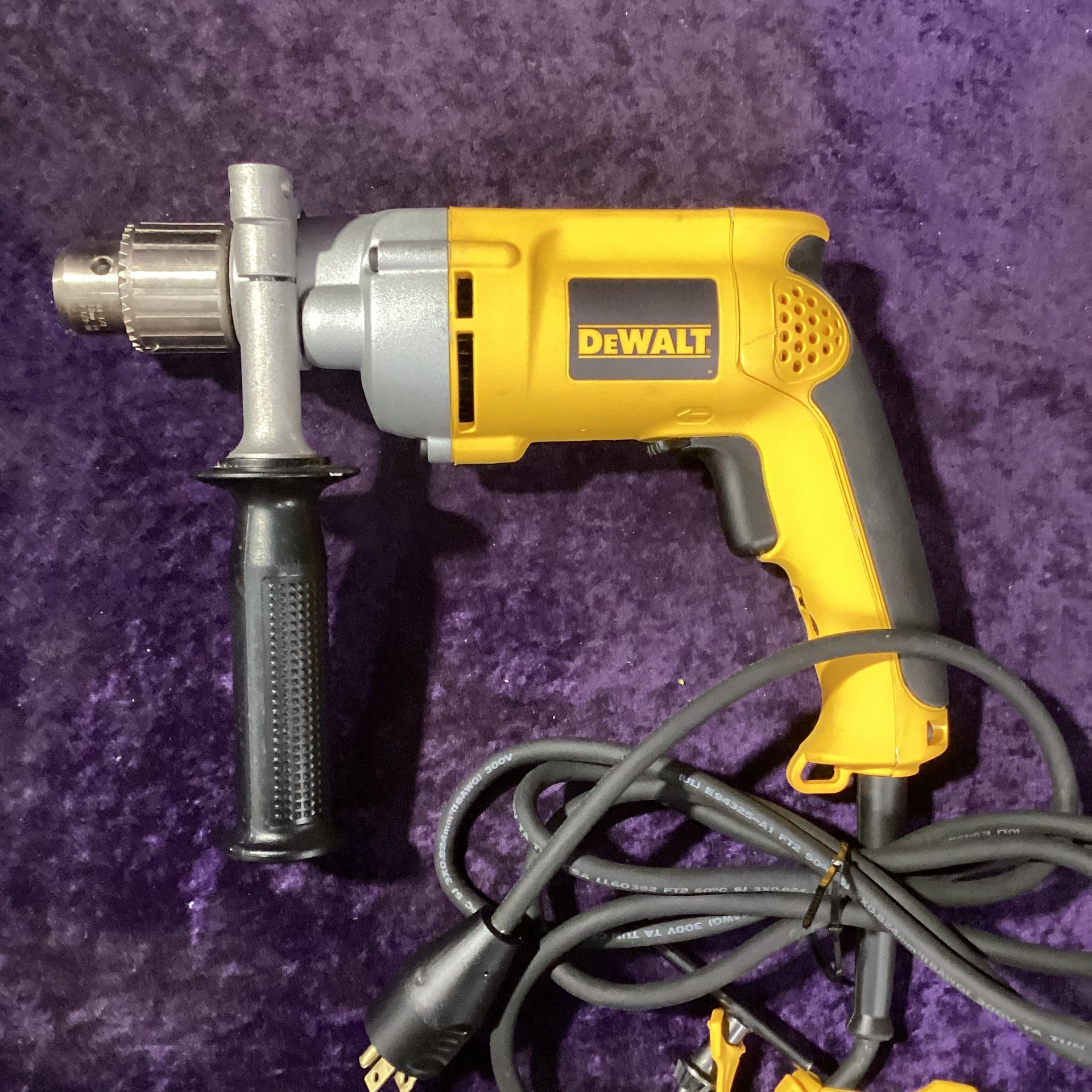 🧰🛠DEWALT 7.8 Amp Corded 1/2” Variable Speed Reversing Drill GREAT COND!-$80!🛠🧰