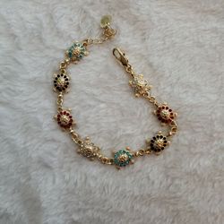 Multi Color Elephant Bracelet 