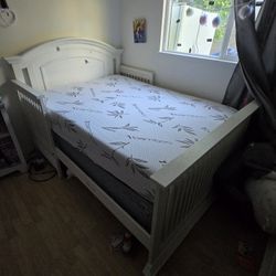 Full Bed And Mattress With Box Spring 200 OBO