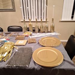 Black And Gold Party Stuff