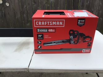 Craftsman 20 Inch 2 Cycle Chain Saw