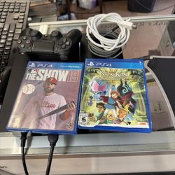 🎮 Sony PlayStation 4 (CUH-1215A) 500GB Console Bundle – 2 Games + Controller + HDMI & Power Cable