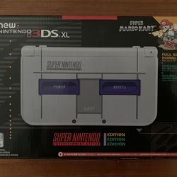 New Nintendo 3DS XL Super Nintendo SNES  Limited Edition CIB