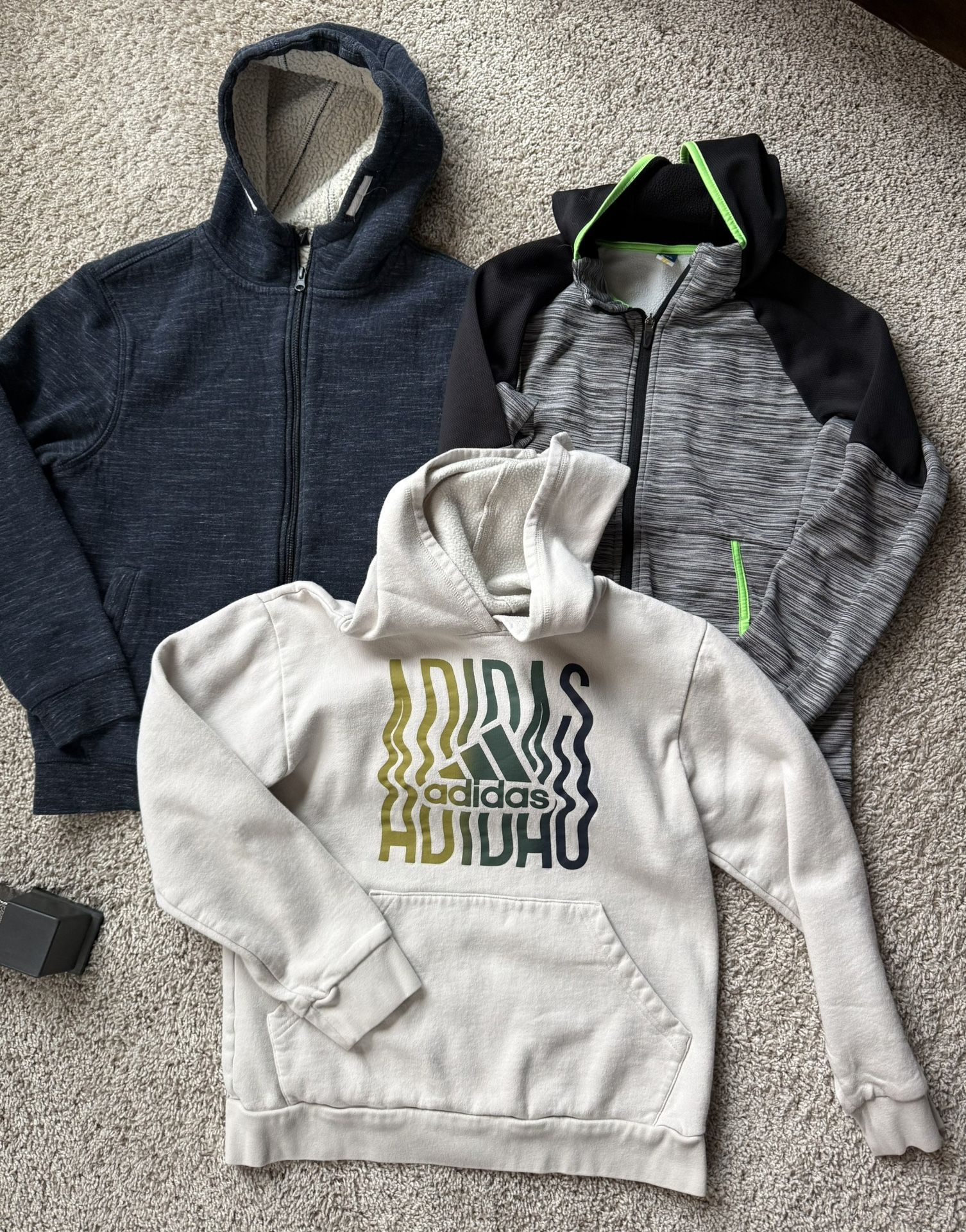 3 Boys Hoodies - Large