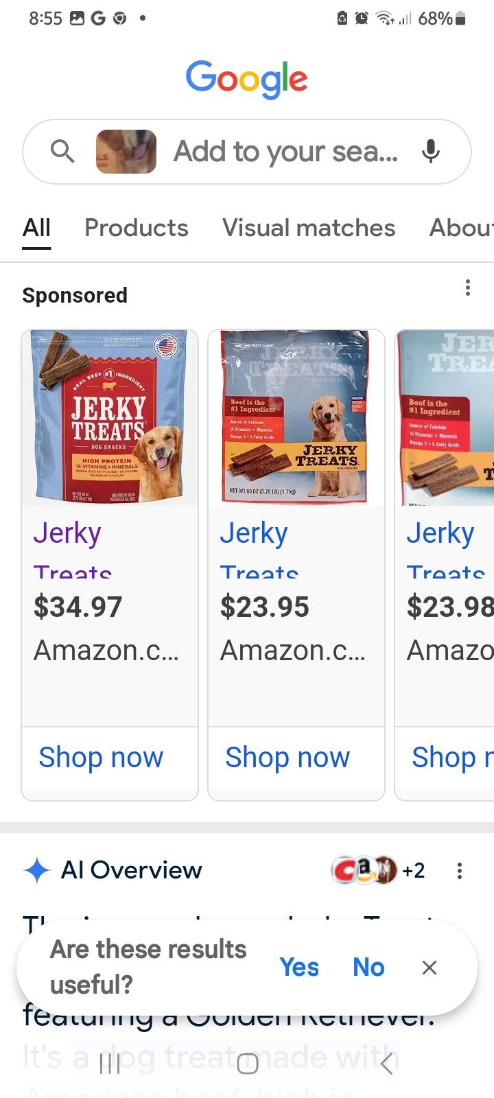 Large Dog Jerky Treats What A Deal