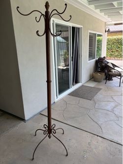 Vintage Iron coat rack