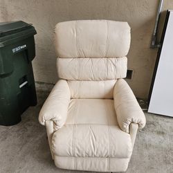 La-Z-Boy Cream Swivel Recliner Chair