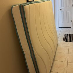 Queen Size Mattress w/ Bed Frame
