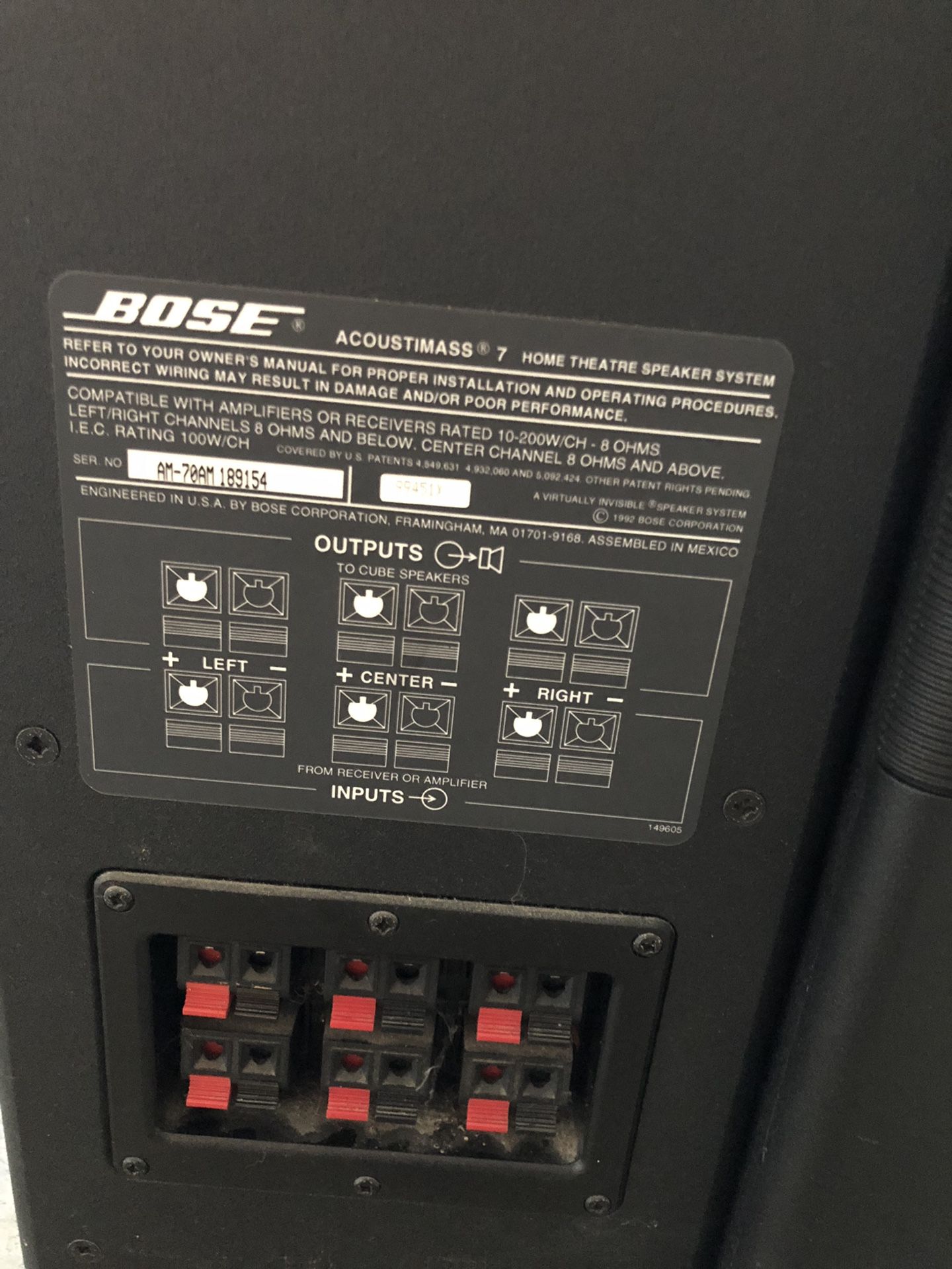 Bose 5 series II and 7 for Sale Beaverton, OR - OfferUp