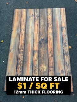 12mm Laminate $1 Sqft