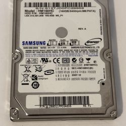Samsung HM160HC 160 GB 5400RPM 2.5" IDE PATA laptop notebook hard drive