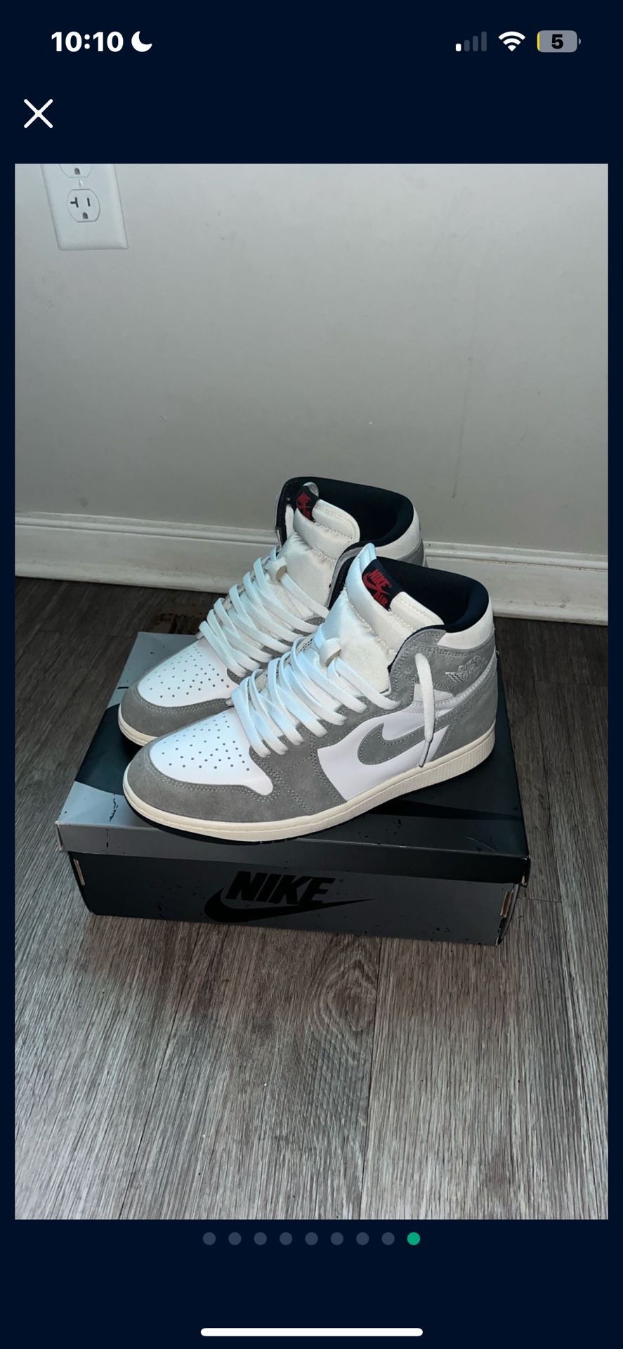 Jordan 1 Washed Smoke Gray NOT FIRM ON PRICE