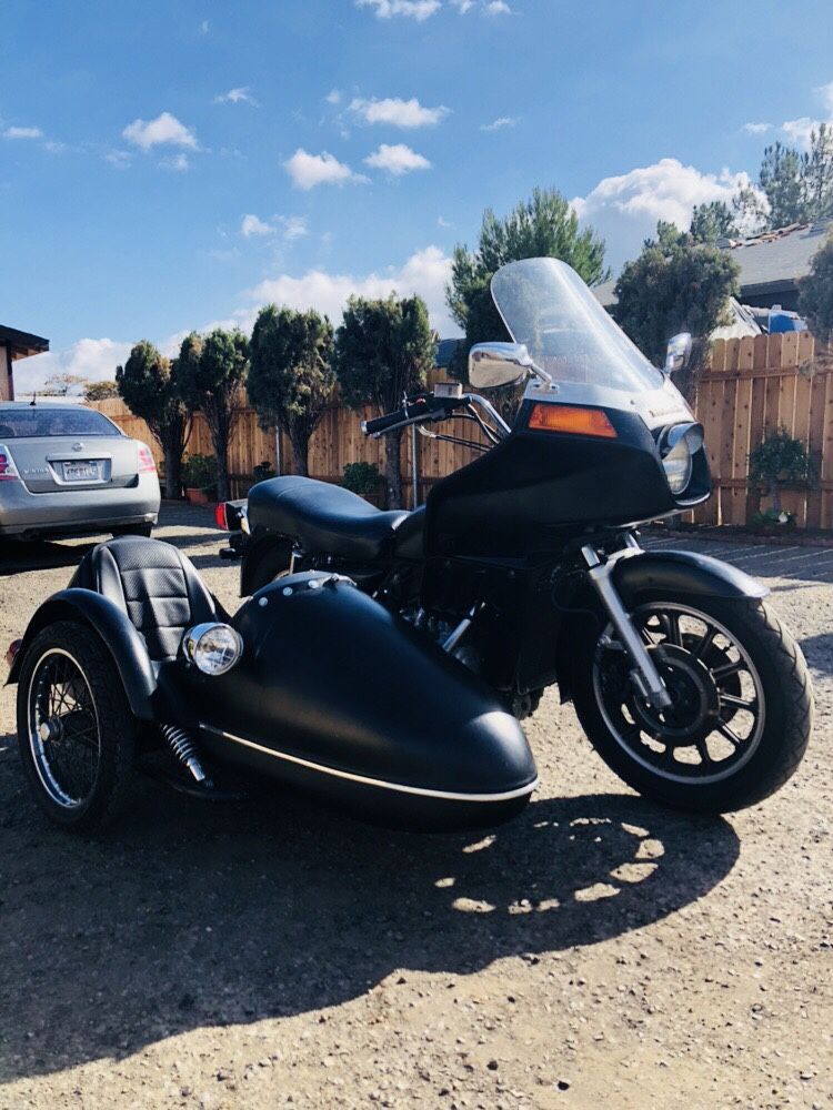 Honda Goldwing GL1100 sidecar motorcycle