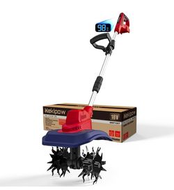 Cordless Garden Tiller Cultivator Compatible with Milwaukee 18V BatteryCordless Garden Tiller Cultivator Compatible with Milwaukee 18V Battery
